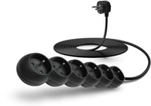 Connect It Ces-1320-Bk, 5 M, Inomhus, Vit, 6 Ac-Utgångar, 230 V, 2500 W