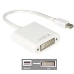 MINI DP TO DVI - 1.8m - câble adaptateur Thunderbolt Displayport Mini Display Port DP vers HDMI mâle compatible pour Apple Macbook Mac Air, 1.8M