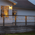 Star Trading - Istappsslinga Golden Warm White 12m - Ljusslinga - Svart