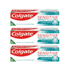 Colgate Sensitive Instant Relief Enamel Repair Toothpaste 75ml x 3