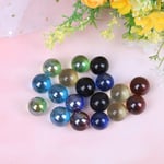10pcs 16mm Colored Crystal Knicker Ball Fish Tank Decoration Col Blue