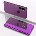 Hülle® Plating Flip Mirror Case for Xiaomi Redmi Note 8 (Glamour Purple)
