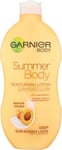 Garnier Summer Body Gradual Self Tan Moisturiser Dark, Hydrating Tanning Lotion 