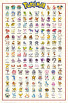 Pokemon - Kanto 151 - Anime Game Poster - Size 61 x 91.5 cm