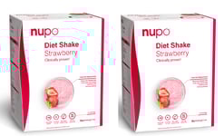 Nupo - 2 x Diet Shake Strawberry 12 Portioner