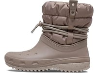 Crocs Women's Classic Neo Puff Luxe Boot Mushroom Size 4 UK Women (207312)