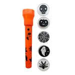 Amscan 9917612 Halloween Handheld Projector Torch - Skulls Pumpkins, Ghosts & More-3 Years+