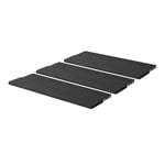 Massproductions - Gridlock Deep Shelf W800 (3 pc) - Black Stained Ash