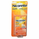 Nicorette Nicotine Polacrilex Gum Fruit Chill 20 Each