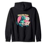 Jurassic Tech - Funny meme quote office t-rex italy - S10 Zip Hoodie
