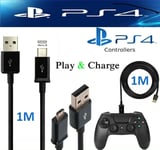 1 Meter Long Micro USB Charging Cable For Sony PS4 PlayStation 4 Controller