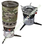 FAST BOIL WINDPROOF CYCLONE STOVE ARMY CAMPING FIELD GAS COOKER COOKING MTP CAMO