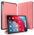 DUX DUCIS Domo Tablet Cover med flera vinklar och smart sovfunktion för iPad Pro 11 2018 - Rosa