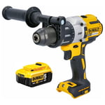 DeWalt DCD996N 18V XR Brushless Combi Drill with 1 x DCB184 5.0Ah Battery