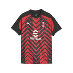 PUMA Milan Trenings T-Skjorte Pre Match - Rød/Sort Barn T-skjorter unisex