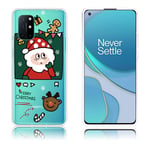 Christmas OnePlus 8T fodral - Santa / älg / Candy Canes