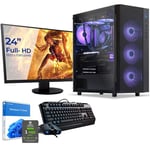 Sedatech Pack PC Pro Gaming Watercooling • Intel i7-12700KF • RTX4070 • 32 Go DDR5 • 2To SSD M.2 • Windows 11 • Moniteur 24