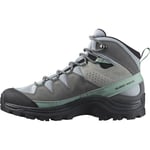Salomon Quest Rove Gore-Tex Women's Backpacking Shoes, Backpacking specific, Outdoor protection, and Reliable performance, Quarry, 5.5