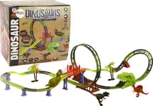 Leantoys Spiraltåg Dinosaurie Ljud Ljus Tillbehör