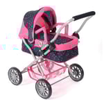 BAYER CHIC 2000 mini barnvagn "SMARTY", rosa