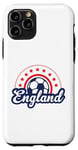 Coque pour iPhone 11 Pro Ballon de football Euro Star Angleterre