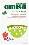 Amisa Organic Gluten Free Fruity Oat Muesli 325g-9 Pack