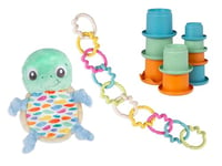 Playgro Plush Cuddly Toy Soft Toy Gift Set ECO Turtle Made from Recycled Water Bottles