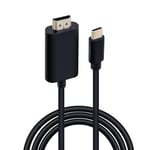 Cable USB C vers HDMI 3.1 pour la maison et le bureau - 4K ¿¿ 30 Hz - Transfert de donn¿¿es USB C vers HDMI - Fonctionne avec MacBook/iMac/Huawei/Samsung - 1,8 m