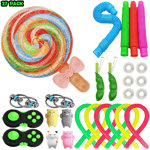 Adventskalender 2023 - 27 Pack Fidget Pop it Toys för Vuxna & Barn