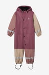 Lindberg - Regnoverall Fagerhult Rain Set Fleece - Rosa