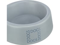 Trixie Dogs Bowl, Ceramic, 0.4 L/Ø 16 Cm, Grey/Blue