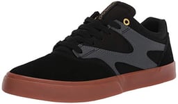 DC Shoes Homme Kalis Vulc Chaussures de Skateboard, Noir Black Grey, 41.5 EU