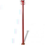 Teleskopstötta 280 cm röd