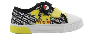 Pokémon Blinkande Sneakers, Black/Yellow, 30