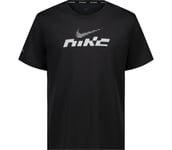 Dri-Fit Miler Flash M löpart-shirt Herr BLACK/REFLECTIVE SILV 2XL