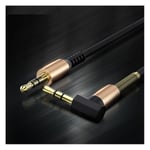 Cable Jack/Jack Accordéon pour HONOR 7 Smartphone Voiture Musique Audio Double Jack Male 3.5 mm Universel OR