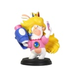 Figurine Mario + The Lapins Crétins Kingdom Battle Peach 15cm - Neuf