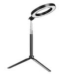 Kurphy 6inch Professional Phtography Light Dimmable LED Studio Camera Ring Light Photo Phone Video Lamp Selfie Mount