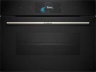 Bosch Series 8 CSG7584B1 Compact Oven with Steam Function - Black