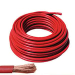 Rouleau de câble unipolaire 2,5 mm rouge (200 mètres) H07V-K 750V (référence : 20193538)