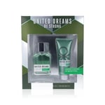 Benetton United Dreams Be Strong Giftset EDT Spray 100ml+After Shave Balm 75ml