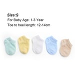 5 Pairs Baby Non-slip Sock Cotton Anti Slip C378-s