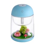 Micro Landscape Air Humidifier Purifier Essential Oil Aroma Diffuser LED Lights
