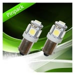 Lampa,H6W LED-Xenonvit,12V 2-pack