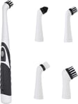 Super Sonic Scrubber Cleaning Electric Brush House For Kitchen Bathroom 4 Heads