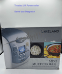 Lakeland Mini Multi Cooker Rice Porridge BRAND NEW Same Day Despatch Digital