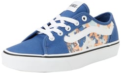 Vans Women's Filmore Decon Sneaker, Water Color Floral Blue, 6 UK