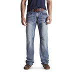 Ariat M4 Jeans pour homme Coupe bootcut Taille basse - bleu - 36W x 38L