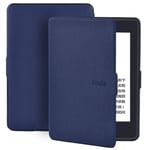 GLGSHOULIAN Case For Kindle,Case For Funda Kindle Paperwhite 1 2 3 2015 2017 5Th 6Th 7Th Generation Dp75Sdi Smart Pu Cover Extra Slim Auto Wake Up Sleep,Navy Blue