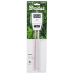 Analog kvadratmeter för mätning av jordens pH, solljus och fuktighet